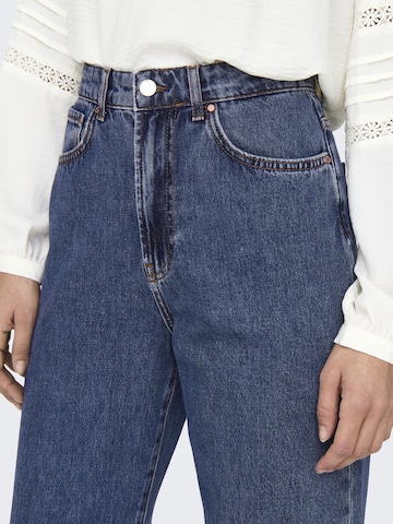 ONLY Wide leg Jeans in Blauw