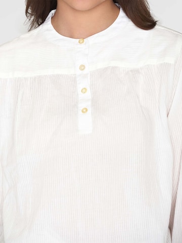 KnowledgeCotton Apparel Blouse in White