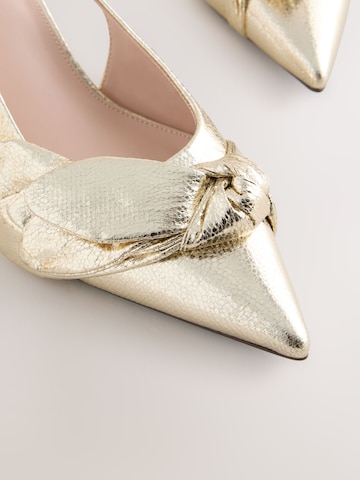 Next Slingback pumps 'Forever Comfort' in Gold