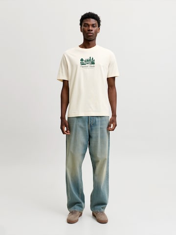 JACK & JONES Majica 'JORNORREBRO' | bela barva