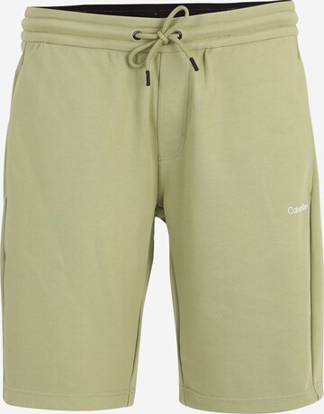 Calvin Klein Big & Tall Pants in Green: front