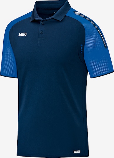 JAKO Functioneel shirt in de kleur Nachtblauw / Hemelsblauw / Wit, Productweergave