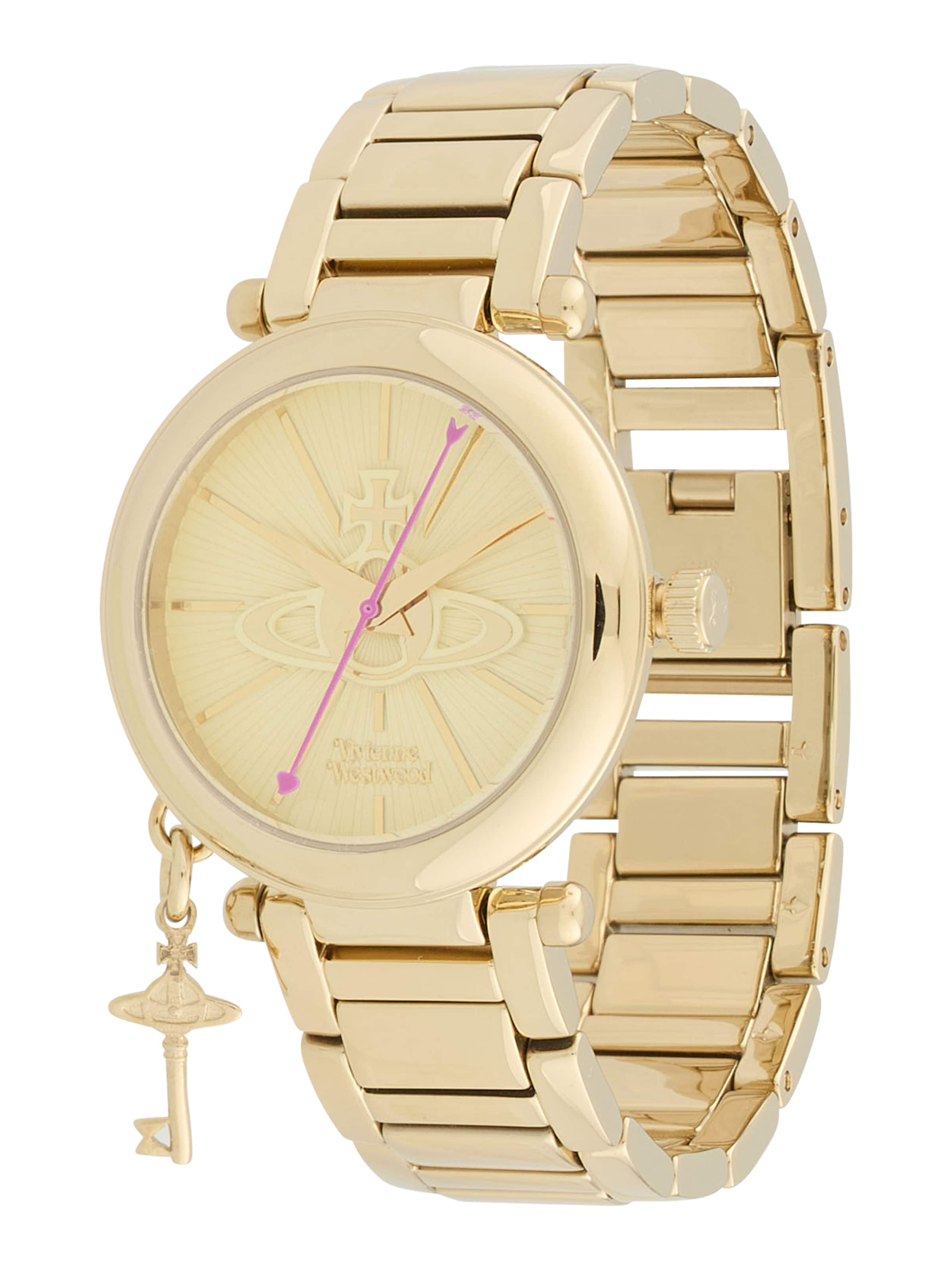 Vivienne Westwood Analogové hodinky – zlatá: přední strana
