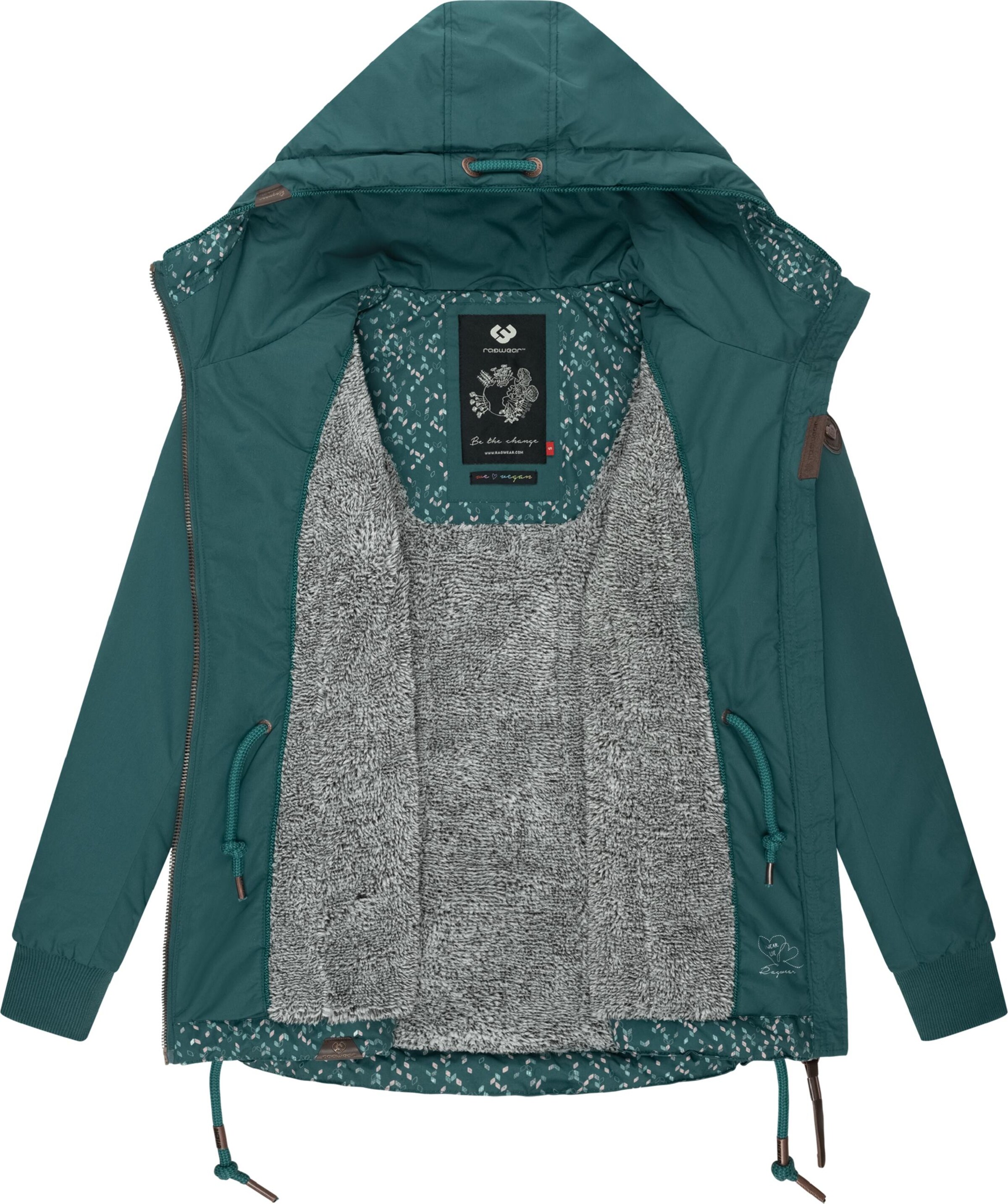 Ragwear Performance Jacket 'Danka' in Green