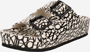 ARMANI EXCHANGE Pantoletter i hvid: forside