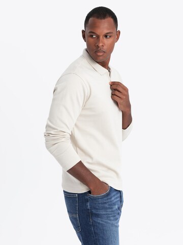 Ombre Shirt 'OM-POLS-0130' in Beige