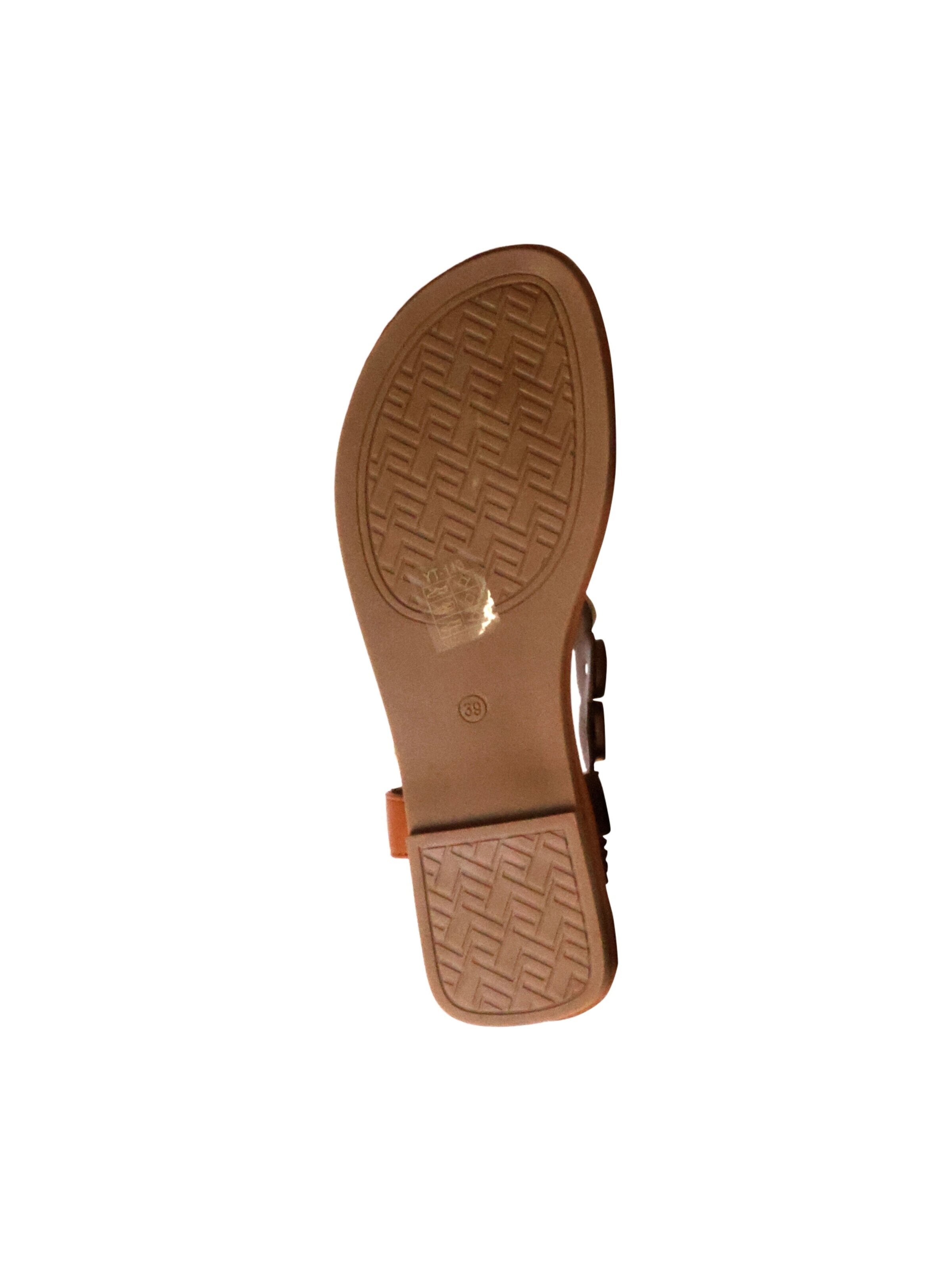 Sixth Sense Sandaal 'Flache Slipper-Sandalen „Paris“' in Bruin