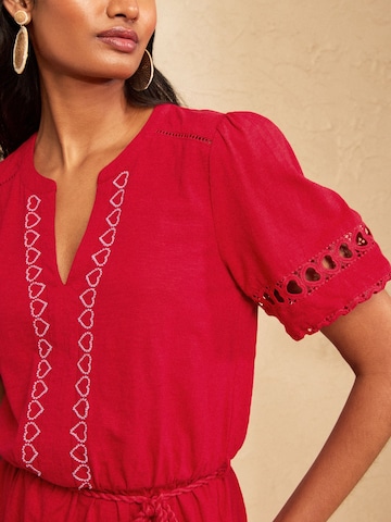 love & roses Jurk in Rood