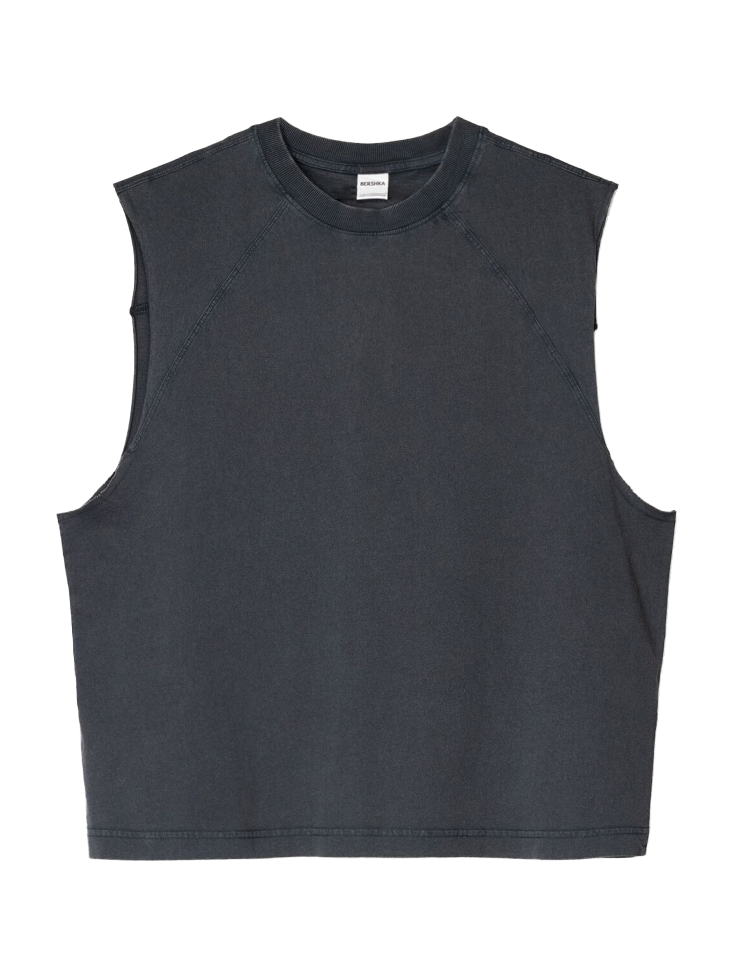 Bershka Póló - szürke: elől