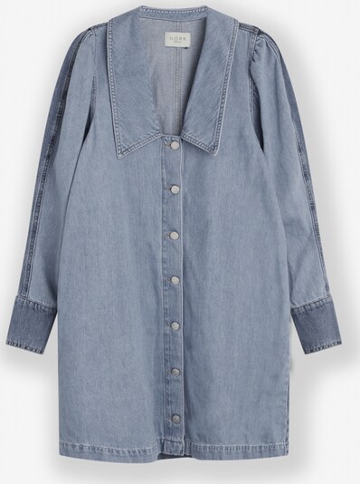 NORR Robe-chemise 'Larisa' en bleu denim, Vue avec produit