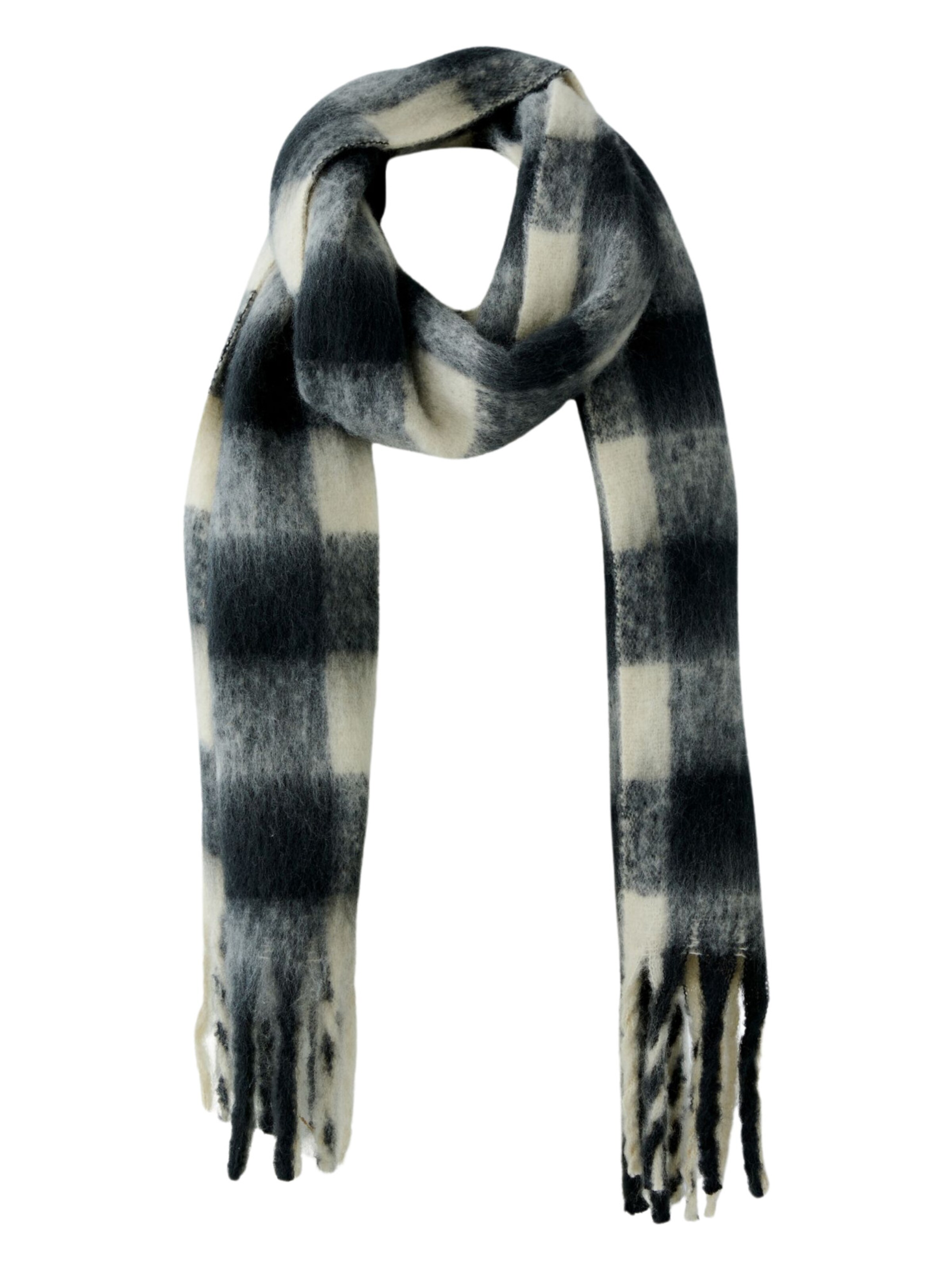 OUI Scarf in White: front