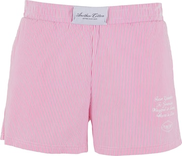 rožinė Another Cotton Lab Standartinis Pižaminės kelnės: priekis