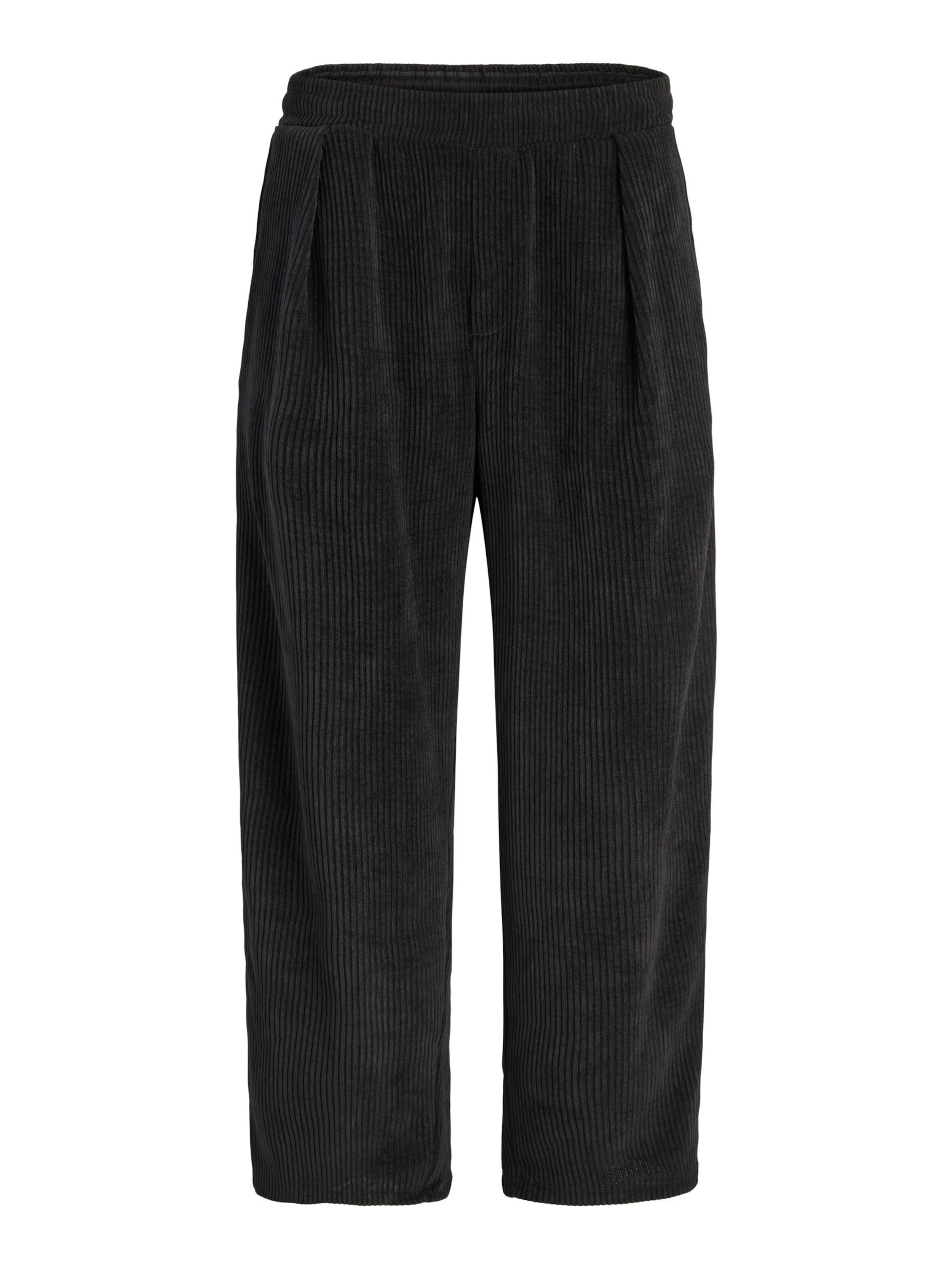 JACK & JONES Loosefit Hose 'JPStevan' in Schwarz: Vorderseite