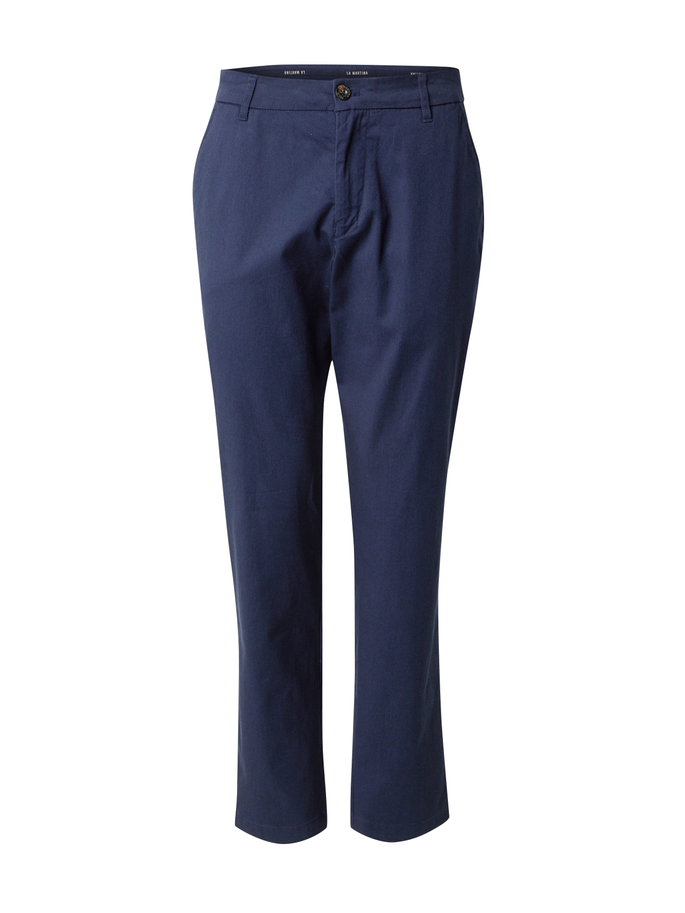 La Martina regular Παντελόνι τσίνο σε μπλε: μπροστά