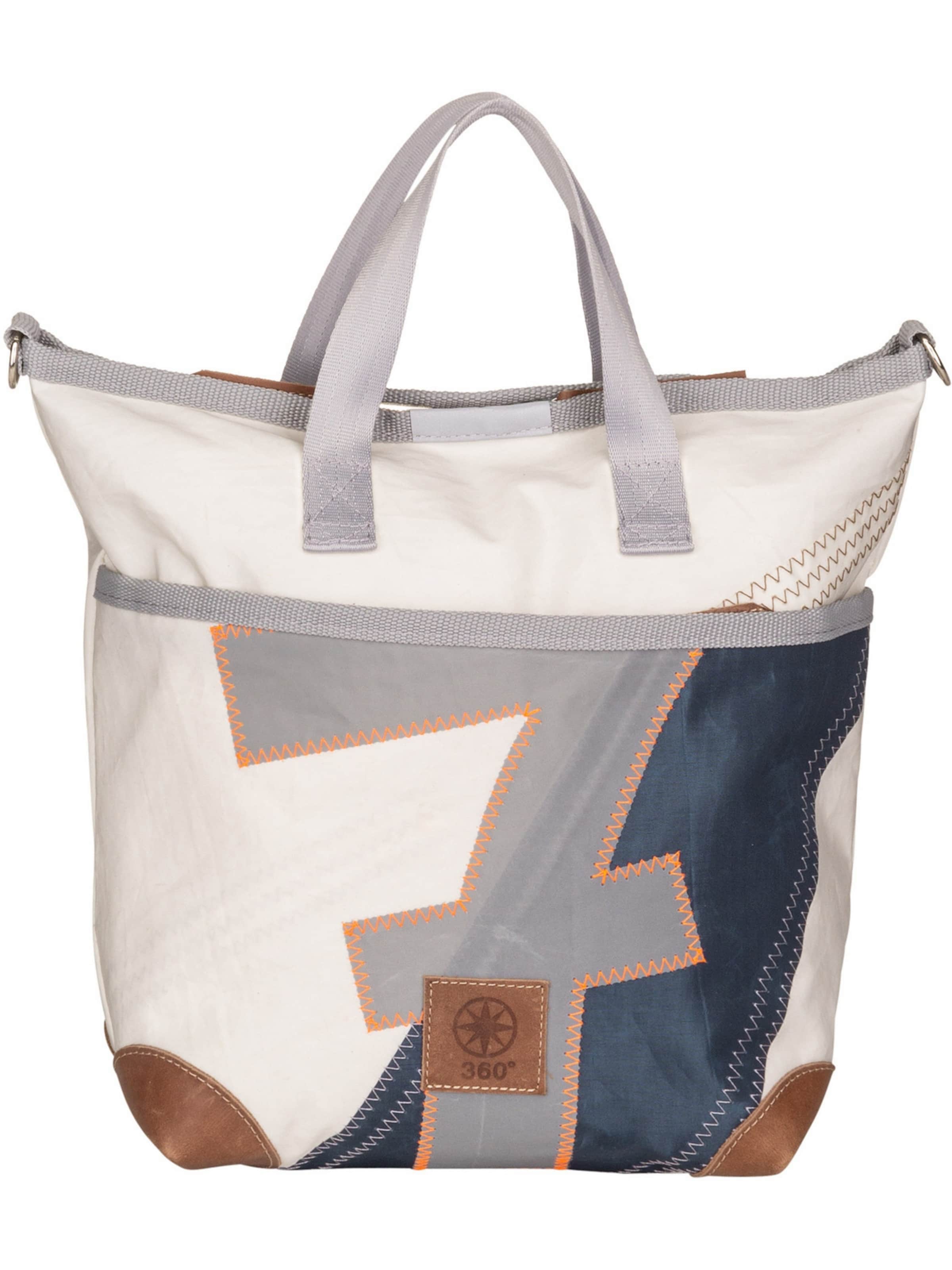 360 Grad Document Bag 'Deern Mini' in White: front