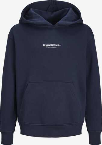 Sweat Jack & Jones Junior en bleu : devant