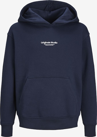 Sweat Jack & Jones Junior en bleu : devant