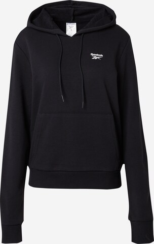 Reebok - Sweatshirt de desporto em preto: frente