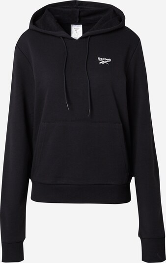 Reebok Sportief sweatshirt in de kleur Zwart / Wit, Productweergave