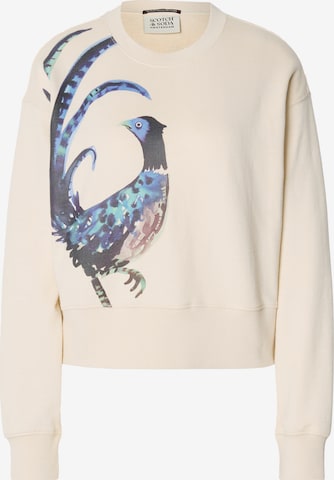 smėlio SCOTCH & SODA Megztinis be užsegimo: priekis