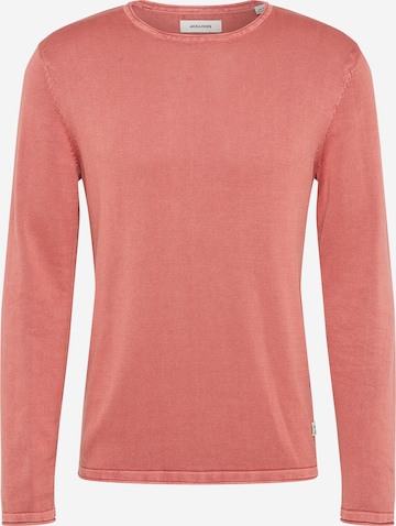 JACK & JONES Sweater 'Leo' in Pink: front