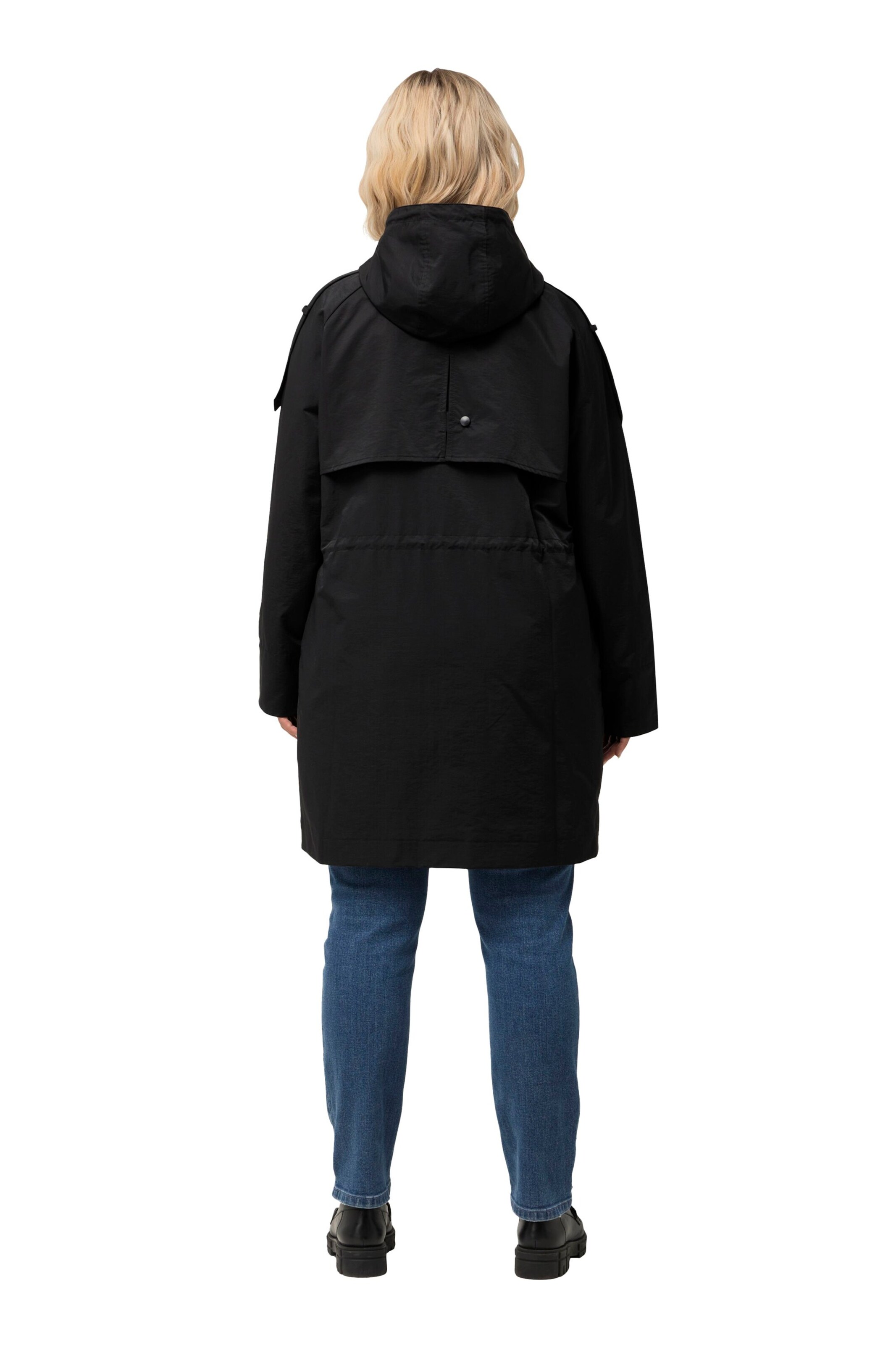 Ulla Popken Funktionsjacke in Schwarz