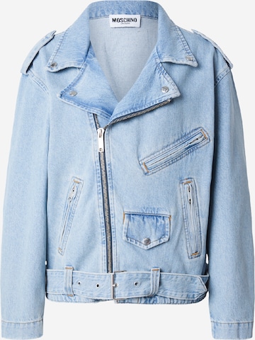 Moschino Jeans Välikausitakki värissä sininen: etupuoli