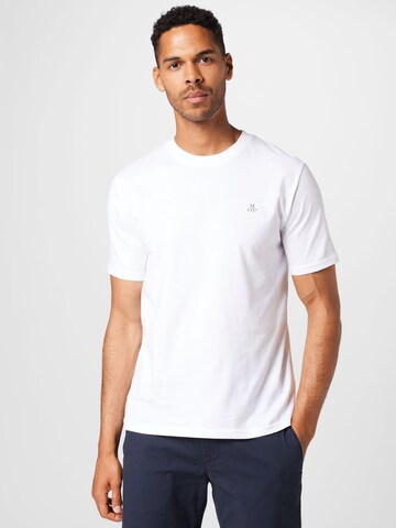 T-Shirt Marc O'Polo en blanc : devant