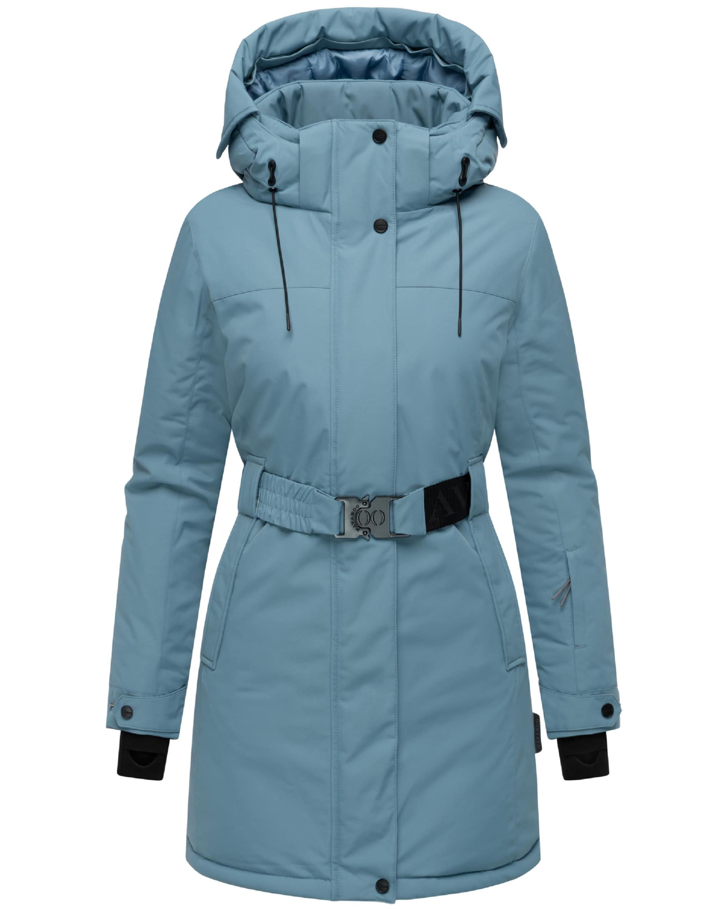 Palton de iarnă 'Frostkuss 14' NAVAHOO pe albastru deschis / negru, Vizualizare produs