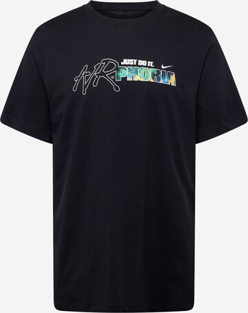 T-Shirt Nike Sportswear en noir : devant