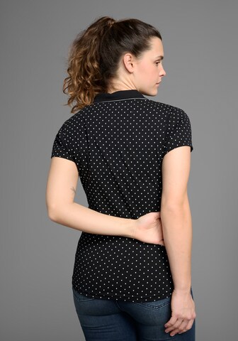 KangaROOS Poloshirt in Schwarz