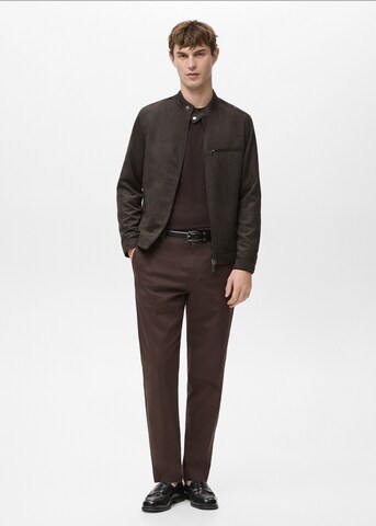 MANGO MAN Between-Season Jacket 'Boy' in Brown