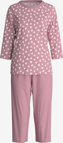 CALIDA Pyjama 'Cotton Special' in Lila: voorkant