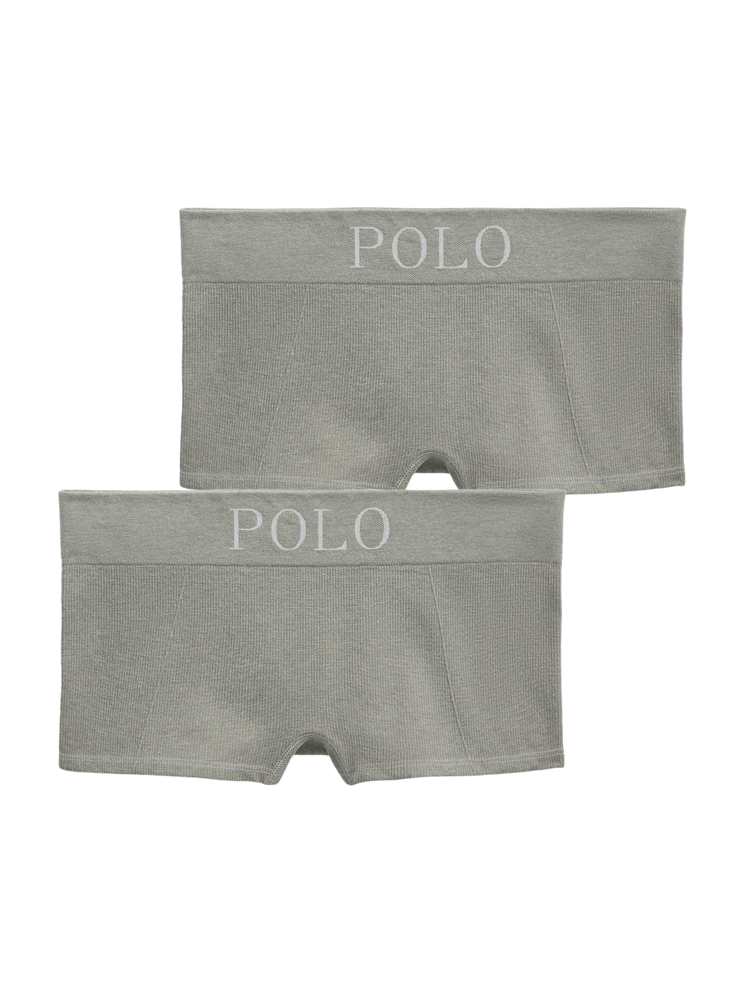 Shorty ' Ribbed Seamless ' Polo Ralph Lauren en gris : devant