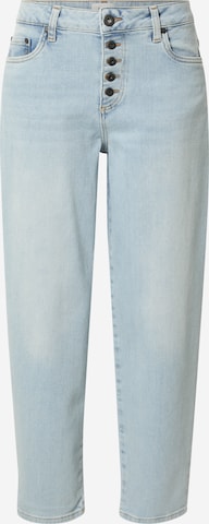 PULZ Jeans Loosefit Jeans 'EMMA' in Blauw: voorkant