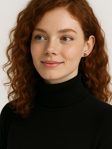 Boucles d'oreilles 'CLOVER LUXE' Cala Rose en or