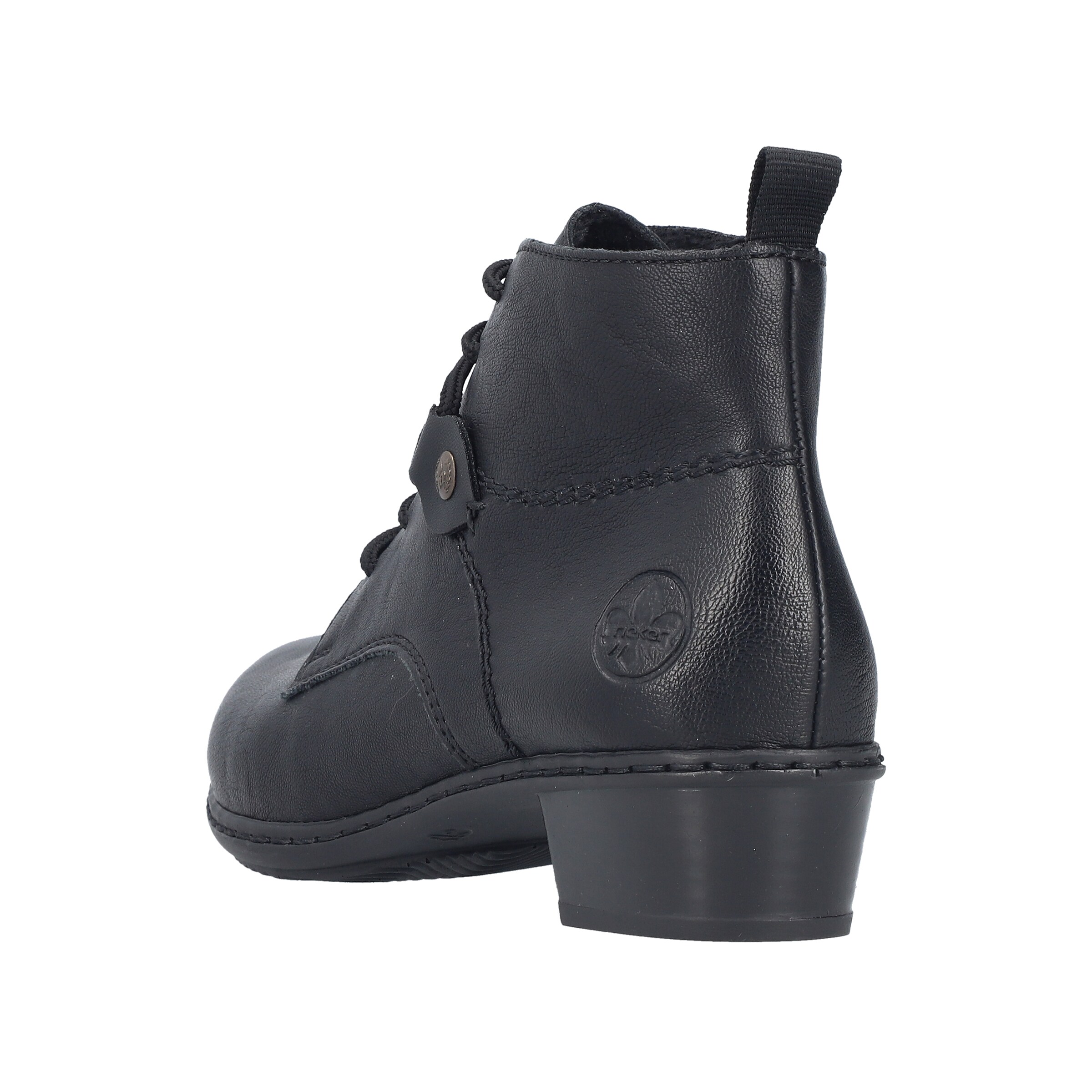 Rieker Schnürstiefelette in Schwarz