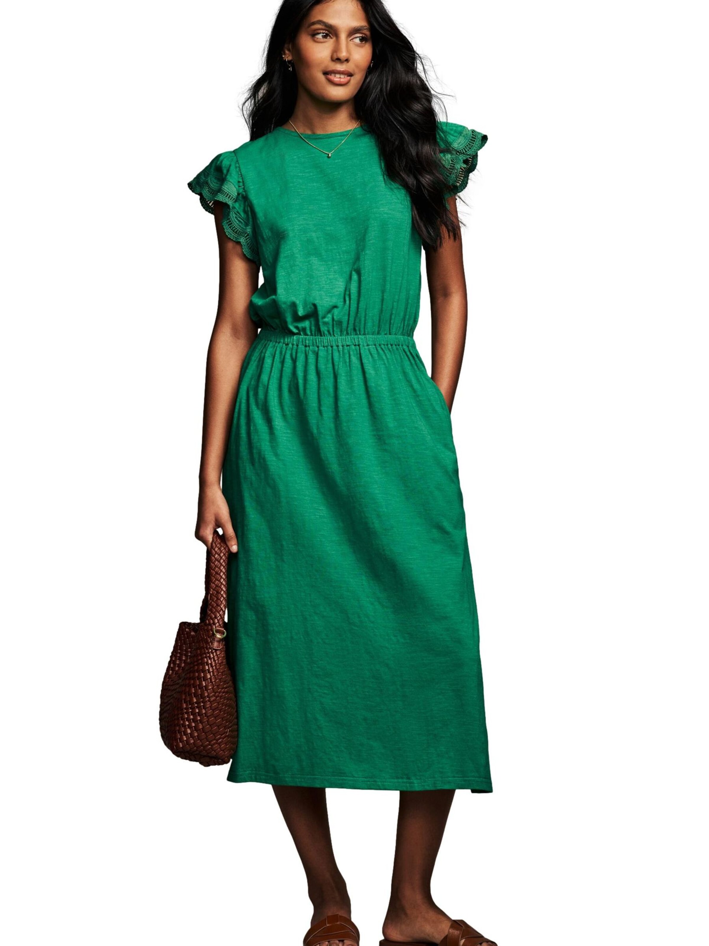 Abito di LAURA ASHLEY in verde: frontale