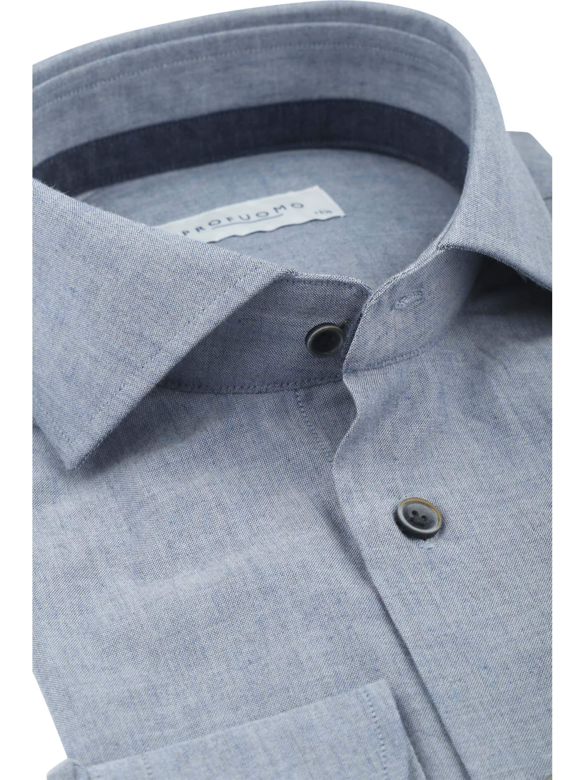 Profuomo Slim Fit Hemd‌‌‌‌‌‌‌ in Blau