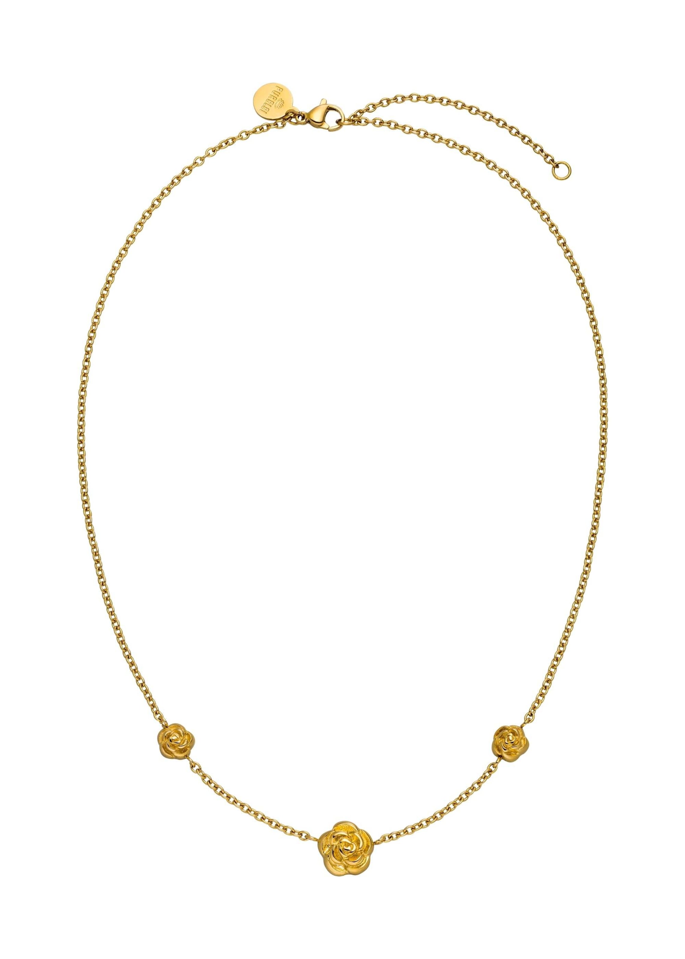PURELEI Chaîne 'Velvet Rose' en or, Vue avec produit