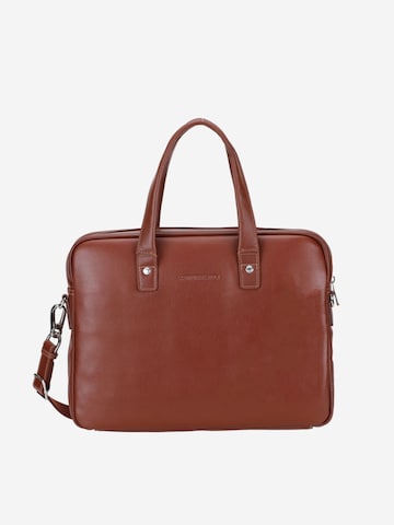 Arthur & Aston Aktentas in Bruin: voorkant