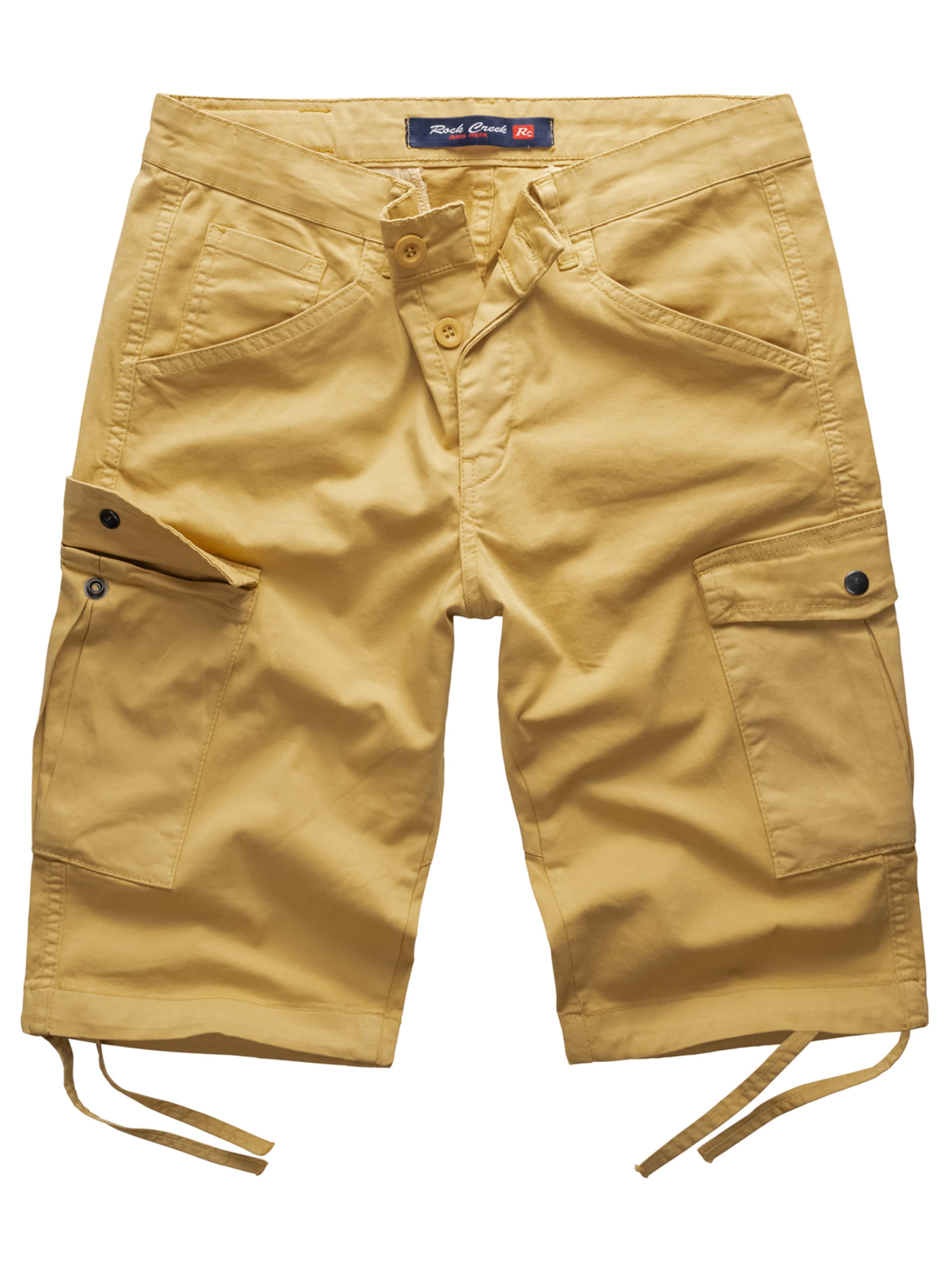 Rock Creek Cargo Pants in Yellow: front