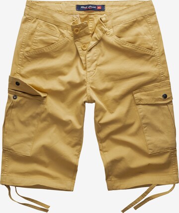 Rock Creek Regular Cargo Pants in Yellow: front