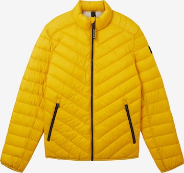 TOM TAILOR Демисезонная куртка в Желтый: спереди