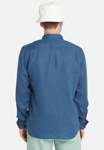 TIMBERLAND Regular fit Button Up Shirt 'Mill Brook' in Blue