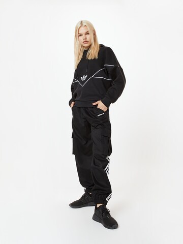 ADIDAS ORIGINALS Voľný strih Kapsáče - Čierna