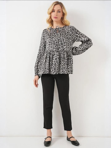 Bigdart Bluse in Grau