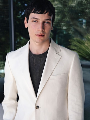 Next Slim fit Blazer 'N.Premium' in Beige