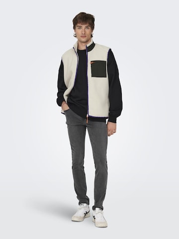 Only & Sons Vest 'DALLAS' i grå