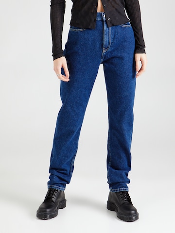 Calvin Klein Jeans Avar lõige Teksapüksid 'AUTHENTIC SLIM STRAIGHT', värv sinine: eest vaates